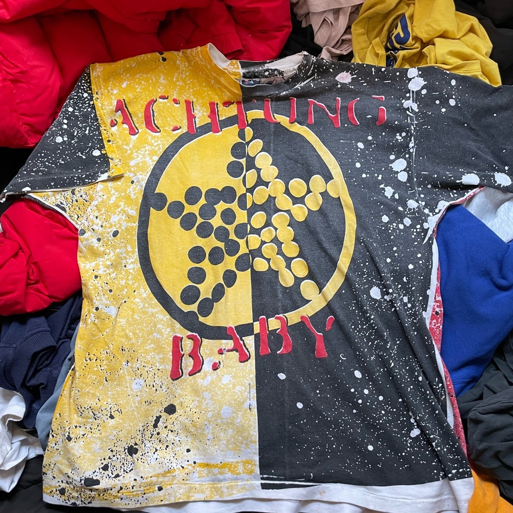 Achtung baby U2 1991 Zoo tv your shirt size XXL great condition, vintage grail.